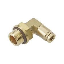 177.13B154M16 Brass PLC Male Elbow 1/4in X M16x1.5 PACK OF 5