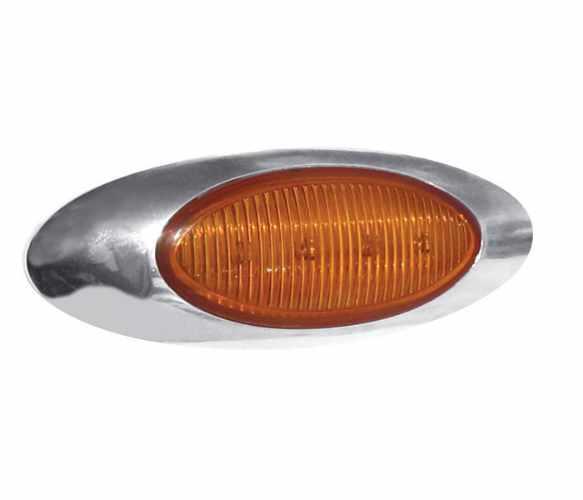 TRUX ACCESSORIES: TLED-G4A — Slim Marker Flatline Amber LED (4 Diodes)
