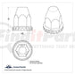 Push-On Nut Cover for Volvo