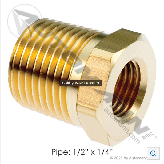 177.9110DB BUSHING 1/2NPT x 1/4NPT