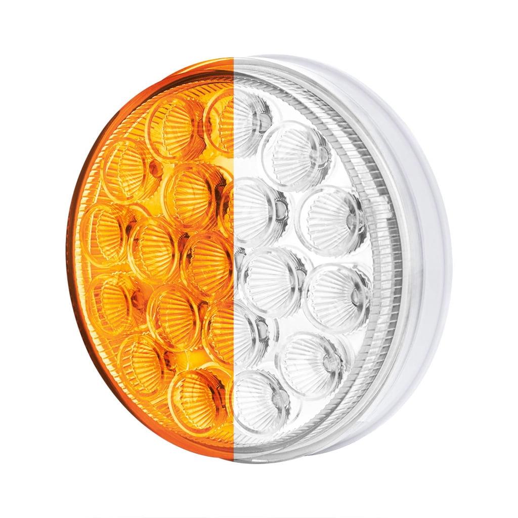 571.LD401AW19 — Automann 4" 19-Diode Dual-Color Amber/White LED Light