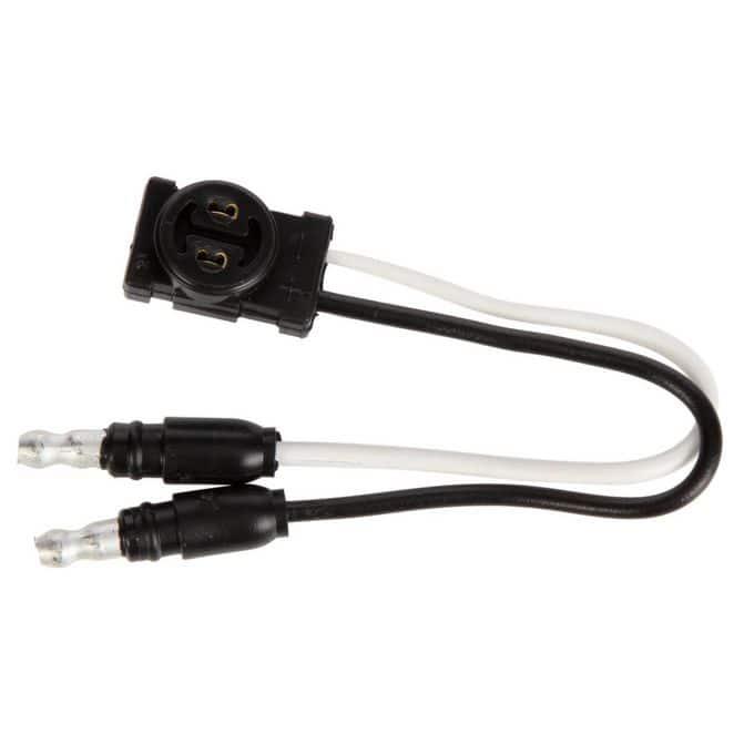 Automann 2-Wire Electrical Light Pigtail – 2-Prong Plug